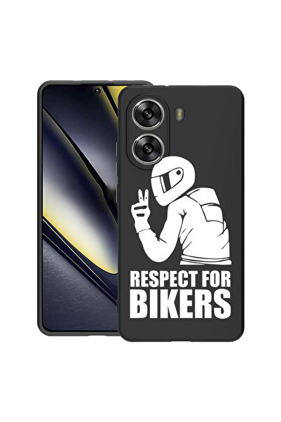 bestcase Carcasă subțire din silicon pentru Poco X7 Pro 5G, Respect For Biker...