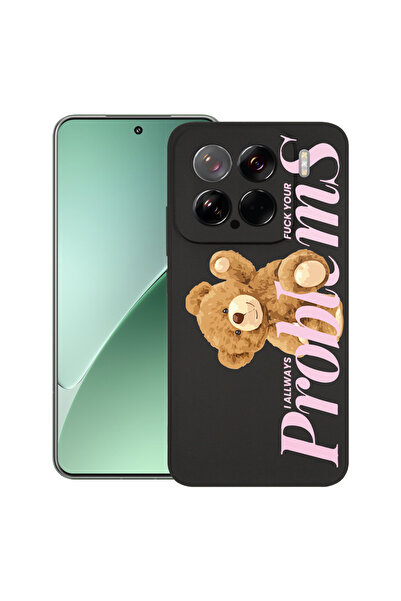 bestcase Carcasă subțire din silicon pentru Xiaomi 15, Ursuleț de pluș - Prob...