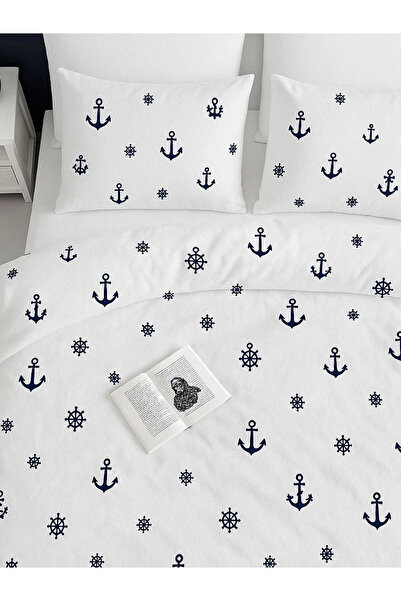 JOLLY HOME طقم غطاء لحاف مزدوج بنمط بحار من القطن 100% من لودوس هوم كونزاليزا...