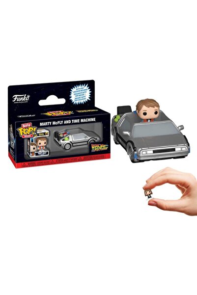 Funko Bitty Pop Rides Back To The Future - Marty Mcfly And Time Machine