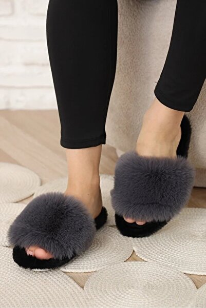 Jackers Παντόφλες για το σπίτι με απαλή βάση από αφρό, με πούπουλα, απαλές και κομψές