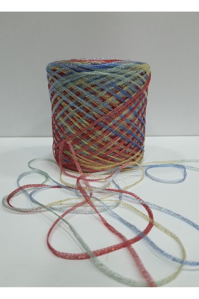 İPLİKOUTLET Renkli Tül Şerit İp 100 Gram