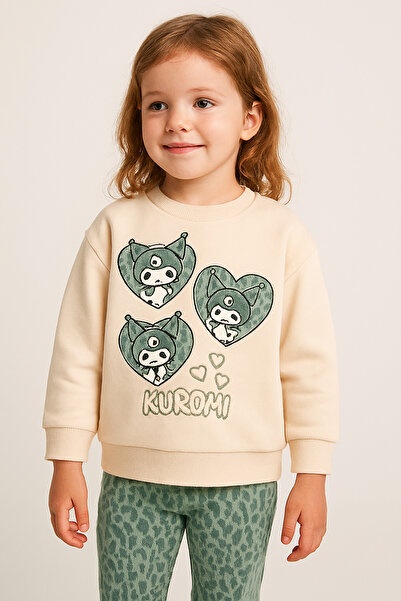 Minamino Girl's 2/5 Years Old Kuromi Printed Girl's Suit