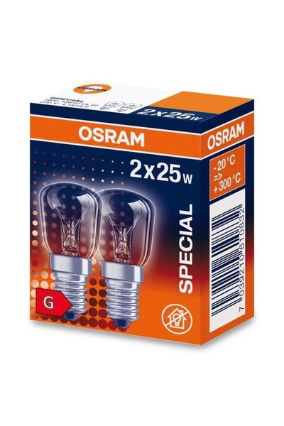Osram Ledvance Sectron 25W Fırın Ampulü 2'li Paket E14 Duy 300 Derece 2700K H...