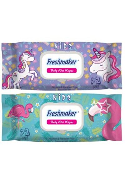 Freshmaker Baby Wet Wipes – 72 Pieces | Various Designs