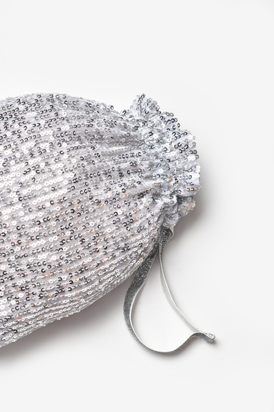 Le Mabelle Gümüş Sıralı Pullu Kız Çocuk Çanta