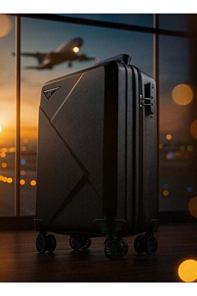 HOMEVEO حقيبة مصنوعة من الألياف المقواة مع عجلات دوارة 360 درجة - تصميم خفيف الوزن ومتين مع قلم