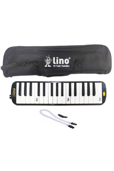 Lino Melodika 32 Tuşlu Bez Çantalı Siyah Melodika