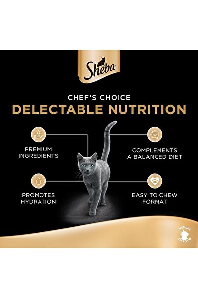 SHEBA Premium Loaf Mix Selection, Pack of 12x70g