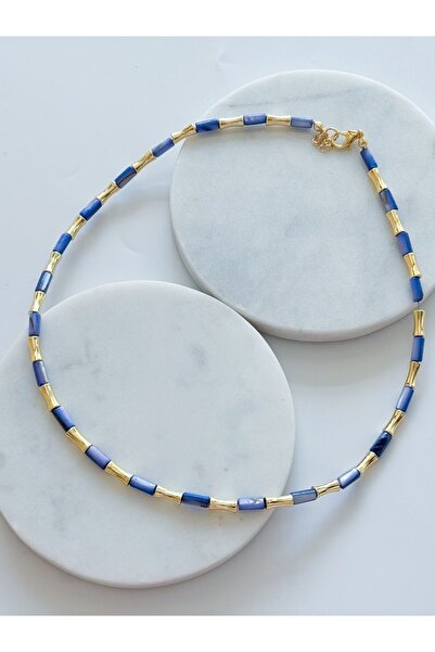 CHARMLUCKY Colorful Pipe Necklace