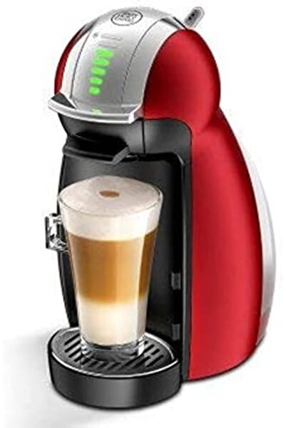 NESCAFÉ DOLCE GUSTO Nescafe Dolce Gusto Genio 2 Coffee Machine, Red, Metal