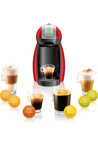 Nescafé Dolce Gusto Genio 2 Coffee Maker, Red, Metal