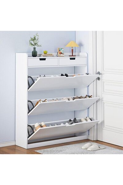 Türkiye Modern Multi-level Shoe Cabinet Multi Purpose Entryway Shoes storage ...