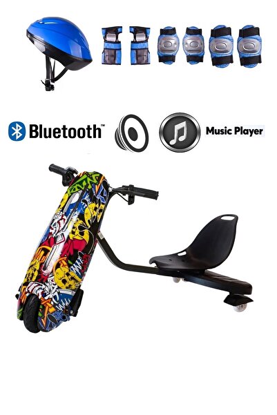 CityMate Drift Car Elektrikli Kaykay Hoverboard Kask Dizlik Hediyeli Bluetoothlu