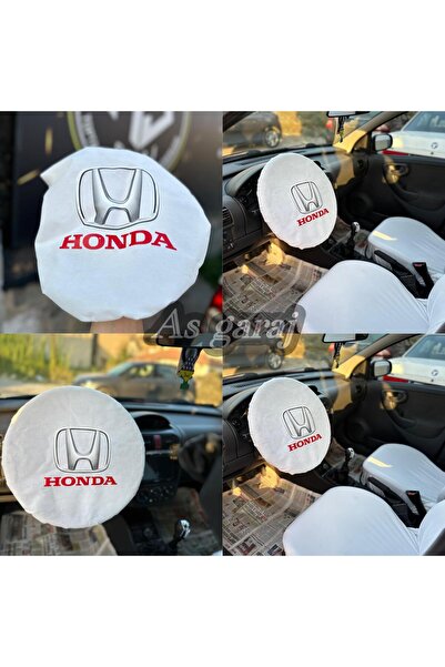 as garaj HONDA BEYAZ DEKOR DİREKSİYON KORUMA KILIFI