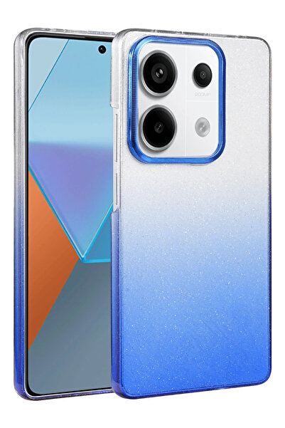 NewFace غطاء لامع لهاتف شاومي ريدمي نوت 13 برو 4G - أزرق