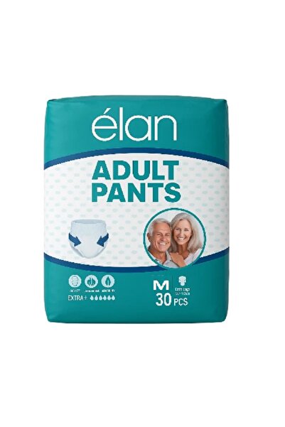 ELAN YETİŞKİN KÜLOTLU HASTA BEZİ MEDIUM ORTA BOY KADIN ERKEK UNISEX 30 ADET - 1 PAKET