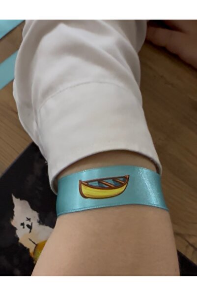 tasarım harikaları SUMUD FİLO DESTEK İÇİN MAVİ KURDELA 1 Adet