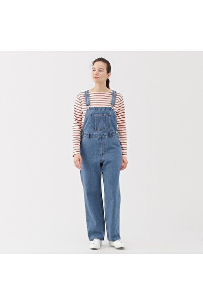 Muji Kapok Blended Denim Overall