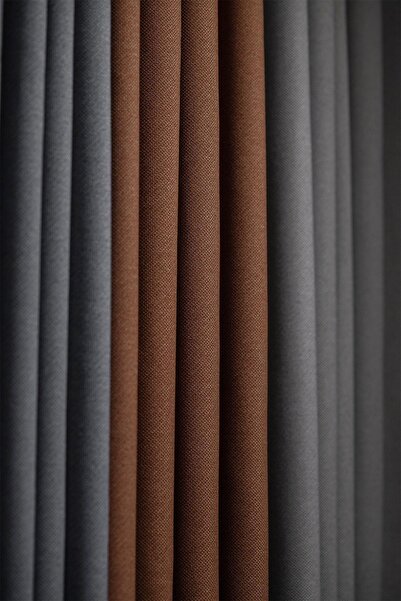 Soley Earth | 140X270 cm (2 Pieces) Blackout Background Curtain