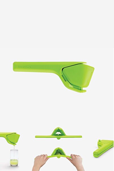 Jenisa Dreamfarm fluicer – easy squeeze portable lime squeezer green juicer 23 cm