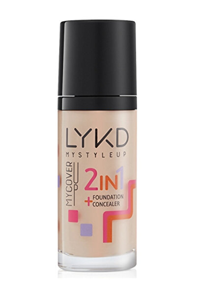 lykd 2 in 1 Fondöten 133 Rose Almond