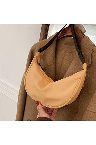 harmony factory Geantă de cruce reglabilă Orange Half Moon