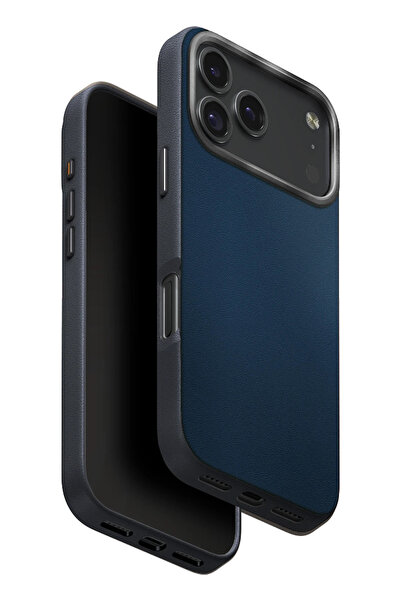 UNIQ Better By Design İphone 17 Pro Max Kılıf Lyden DS Çift Ton Vegan Deri Magsafe Özellikli (MagClick™) Business Kapak