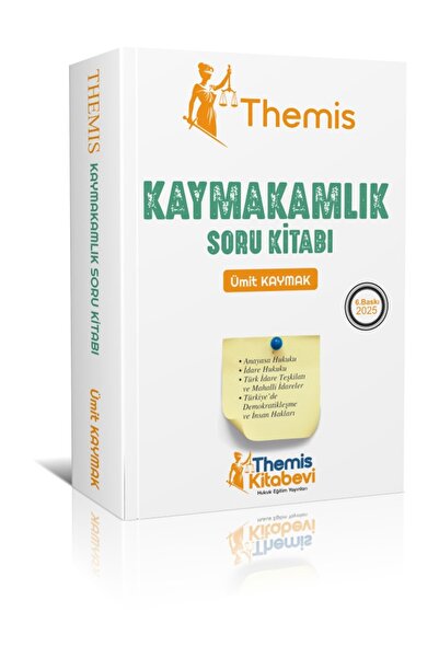 2025 THEMIS KAYMAKAMLIK SORU KİTABI (2640 soru) - Ümit KAYMAK
