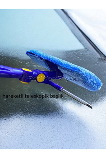 RENK YAPI RÜYASI TELESKOPİK CAM SİLECEĞİ PRATİK OYNAR BAŞLIKLI CAM SİLME APAR...