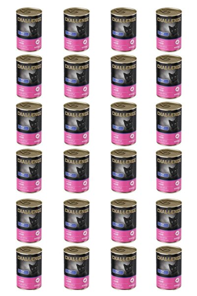 Challenge pate kuzu etli yavru kedi konservesi 400 gr x 24 adet