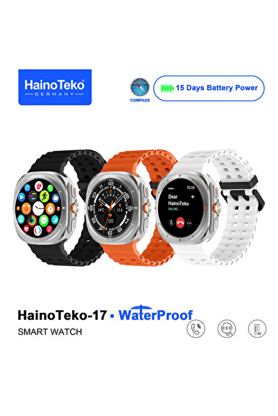 Serreha Haino Teko 17 Su Geçirmez 15 Gün Şarj ve Pusula Özellikli Akıllı Saat