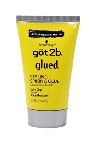 Got2B Got 2 Be Waterproof Styling Glue for Spiky Hairstyle, Unisex, 1.25 oz