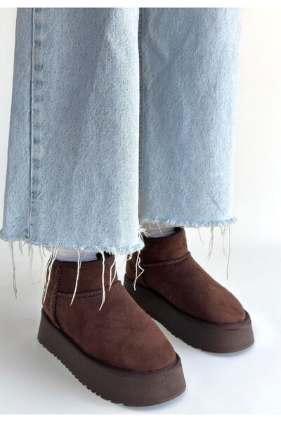 Erbilden Linne brown suede boots