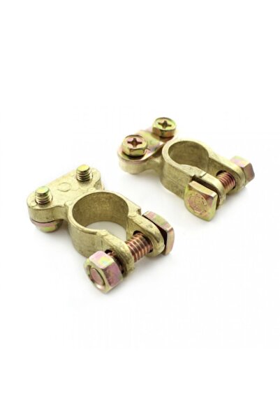 Dali Terminale de cupru pentru baterie auto, set de două, aurii