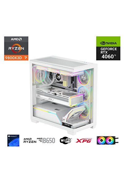 ETERNAL POWER E.POWER RYZEN 7 9800X3D 32G DDR5 1TB M.2 RTX4060Ti B650 WIFI 75...