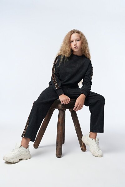 HAUSEkids 9-15 Yaş Wild Limitless Kız Çocuk Takım-Siyah