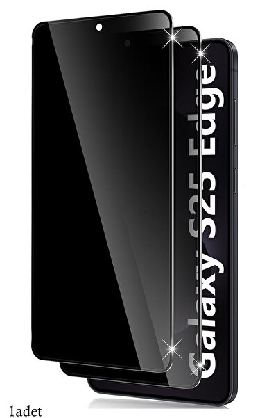 Nezih Case Samsung Galaxy S25 Edge Uyumlu 3D Privacy (HAYALET) Cam Ekran Koru...