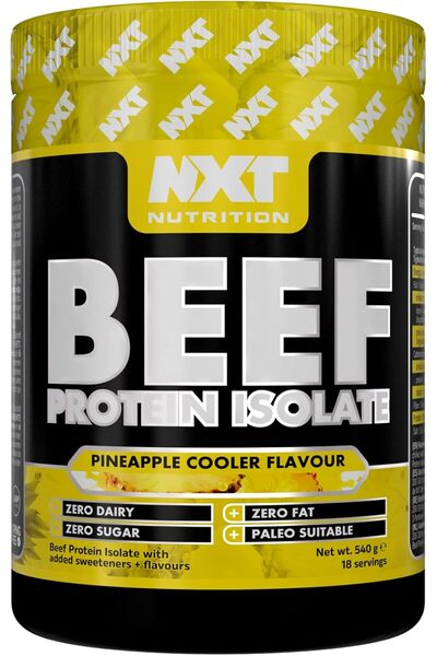 NXT Nutrition Beef Protein Isolate Powder, 540g, High-Protein, Paleo & Keto Diet, Dairy & Gluten-Free