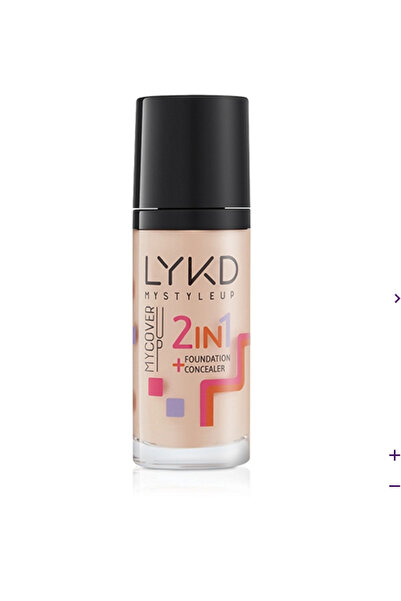 lykd 2 in 1 Fondöten 136 Warm Sand