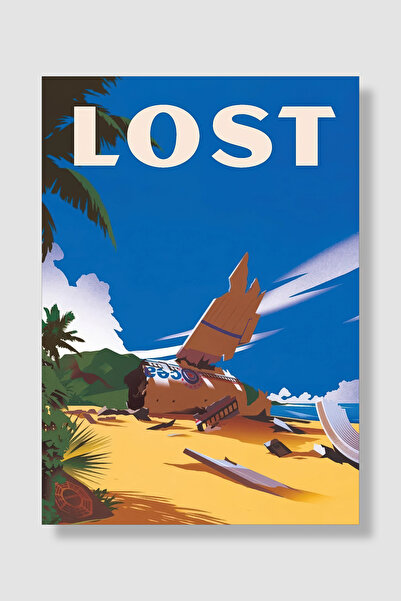 postick Lost Dizi Posteri Yüksek Kaliteli Kalın Parlak Kuşe Kağıdı