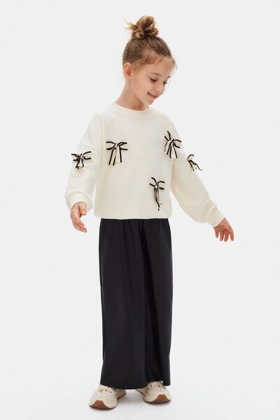 HAUSEkids Комплект за момичета Nieve Clara за възраст 4-8 години - Екру