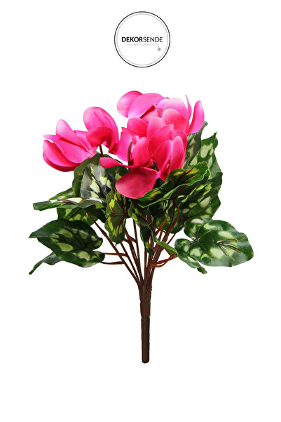 Dekorsende زهرة السكليمين الاصطناعية باللون الفوشيا 32 سم