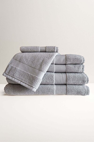 Barine Екстра м'яка рушник з бордюром, сірий, 70x140