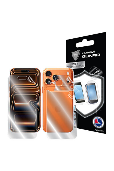 Ipg Apple Iphone 17 Pro Max Için Hydrogel (İNCE TPU) Tam Kaplama (EKRAN VE AR...
