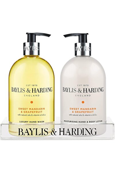 Baylis & Harding Sweet Mandarin & Grapefruit Hand Wash & Body Lotion Set 2 x 500ml