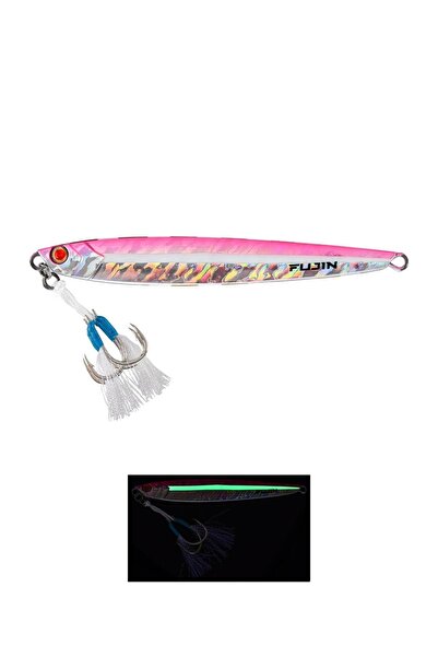 Fujin Valhalla Darksea 100gr Metal Jig Yem Pink Glow Line
