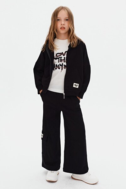 HAUSEkids Set de 3 piese pentru fetiță Love Black, 8-14 ani, negru