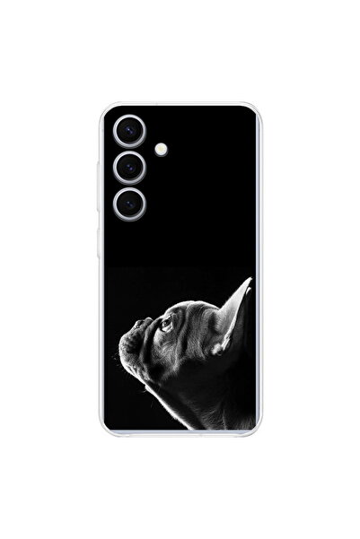 PrintiFy Samsung Galaxy S25 FE İle Uyumlu Köpek 1 Baskılı Kamera Korumalı Şef...