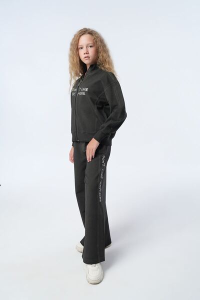 HAUSEkids 9-15 Ani Girls Luxury More Costum pentru Fete-Antracit